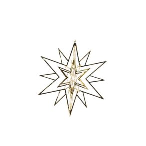 La Vida - Jule 3D stjerne ophng H15cm, Guld