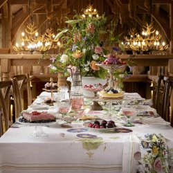 Jim Lyngvild - Hr Dug Flower Garden 145x350 cm.