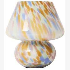 AU Maison Murano Joyfull Lampe, bl/rosa H24xD23 cm.