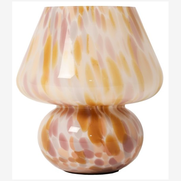 AU Maison Murano Joyfull Lampe, gul/rosa H24xD23 cm. 