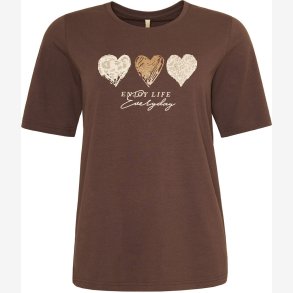 Ofelia - Krista T-shirt Brun combi