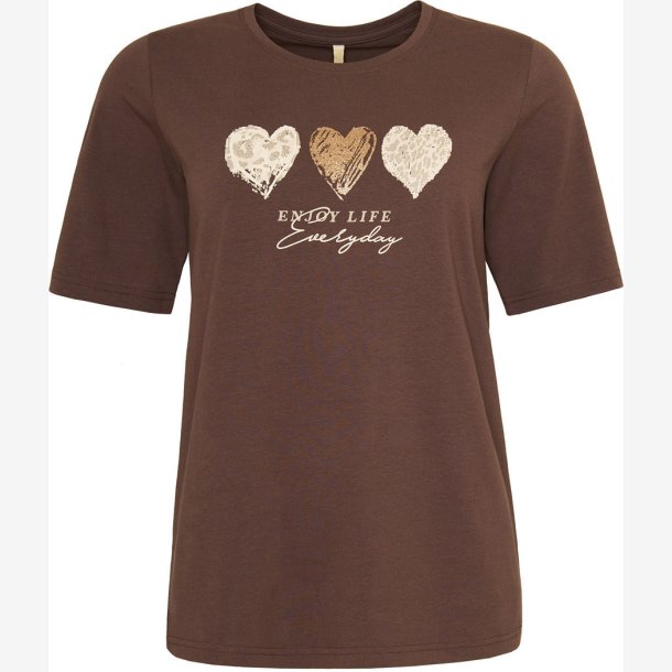 Ofelia - Krista T-shirt Brun combi