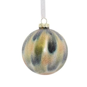 La Vida - Juletrs kugle i glas D8cm, Grn mix