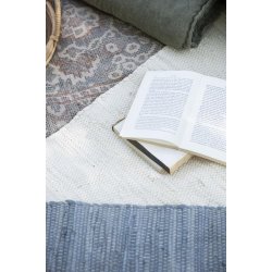 Ib Laursen Kludetppe i creme 60x120 cm.