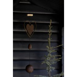 SNOREN - hjerte kork str. L