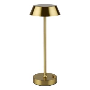 La Vida - LED lampe med USB ladning 32x12cm, Guld