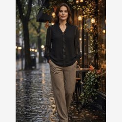 Ofelia - Lee Bluse Sort