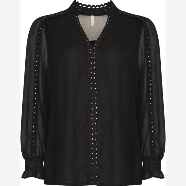 Ofelia - Lee Bluse Sort