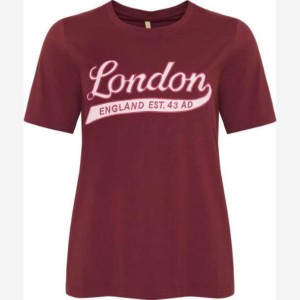 Ofelia - London t-shirt Bordeaux