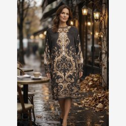 Ofelia - Lova Kjole Gr� Kombi