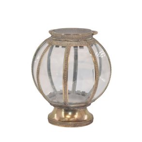 La Vida - Lanterne kugle 23x18cm, Antik Guld