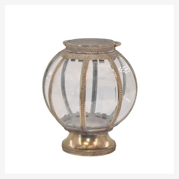 La Vida - Lanterne kugle 23x18cm, Antik Guld