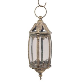 La Vida - Lanterne k�de 29x12cm og 1m k�de, Antik Guld