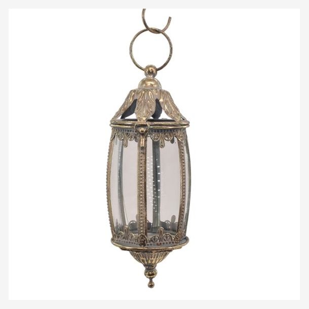 La Vida - Lanterne k�de 29x12cm og 1m k�de, Antik Guld