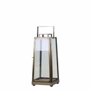 Chic Antique - Lanterne, H40/L16/B17 cm antique messing