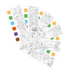 MierEdu - Malebog m. vandfarver dyrevenner