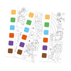 MierEdu - Malebog m. vandfarver enhj�rninger 