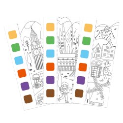 MierEdu - Malebog m. vandfarver verdens eventyr