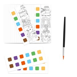 MierEdu - Malebog m. vandfarver verdens eventyr