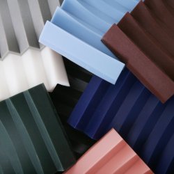 RSKOV - Zig Zag sbeskl i neopren gummi sort 13x8cm. 