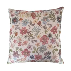 Hennebo - Pudebetr�k 48x48 cm. Pastel Blomster