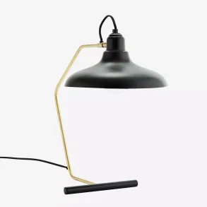 Madam Stoltz bordlampe sort & messing