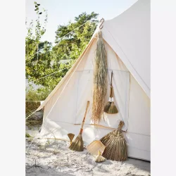 Madam Stoltz - Bambus S-Krog ca. 8 x 10,5cm.