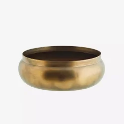 Madam Stoltz - Skl Dekorativ Messingfarve 13xH5cm Jern.