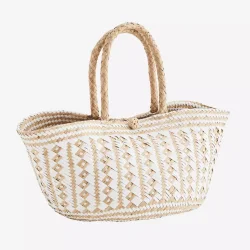 Madam Stoltz Strandtaske i sgrs