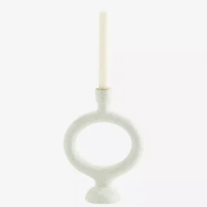 Madam Stoltz - Lysestage i stentj H: 27,5cm. 