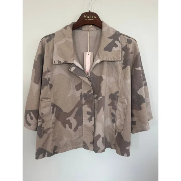 Marta Du Chateau - MdcQuartz Jakke Beige camo Onesize