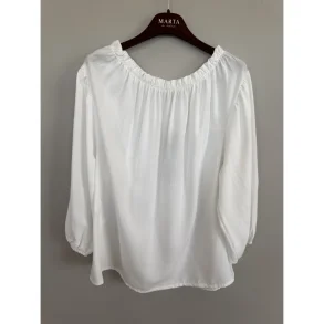 Marta Du Chateau - MdcJuniper Bluse R�hvid