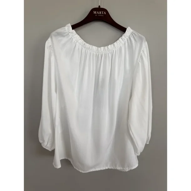 Marta Du Chateau - MdcJuniper Bluse R�hvid