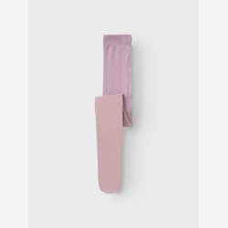 Name It - Nylon strmpebukser m/ glimmer lilla