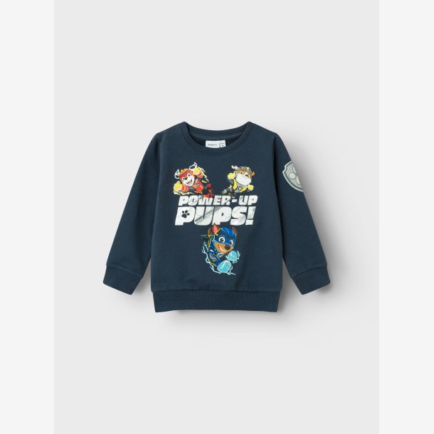 Name It - Regular fit sweatshirt m/ paw patrol mrkebl