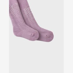 Name It - Needledrop strmpebukser lilla