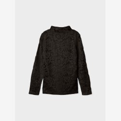 Name it - Regular fit bluse m/ langermer sort