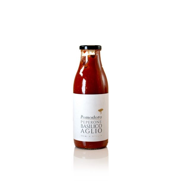 La Otilia - Tomatsauce m/Basilikum 500 ml. 