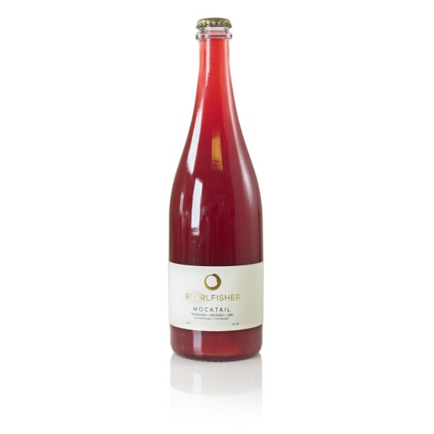 Pearlfisher - Mocktail m/Tranebr, Hindbr, Lime, Blodappelsin &amp; Citrongrs 750 ml. ALKOHOLFRI