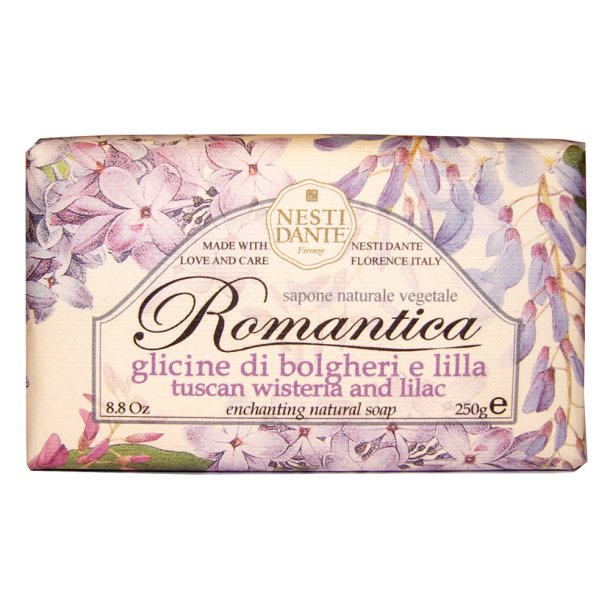 NESTI DANTE Romantica vegetabilsk sbe m/Blregn &amp; Syren 250g