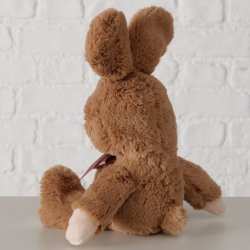 Kanin Krammedyr m/sljfe H: 24 cm. - Flere Farver