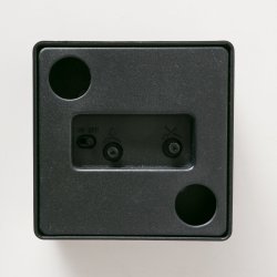 Bordur Radiostyret u/Batteri Sort H: 9,5 B: 4,7 L: 9,5 cm Klart glas, Polypropylen