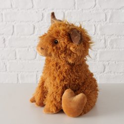 Drstopper Okse "Bente" H: 23 B: 21 cm. Polyester 