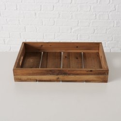 Serveringsbakke m/hndtag Fyr tr - 2 Strrelser