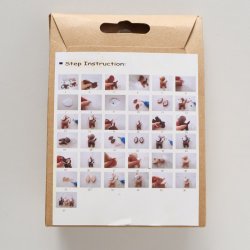 DIY Hobbyst Lian Hjort Stof, Plastikjne, Snor Brun, Lysebrun