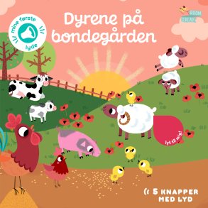 Forlaget Room2Play - Pegebog m. lyd, dyrene p� bondeg�rden