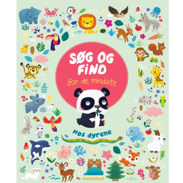 ROOM2PLAY - "S�g og find" bog, Hos dyrene.