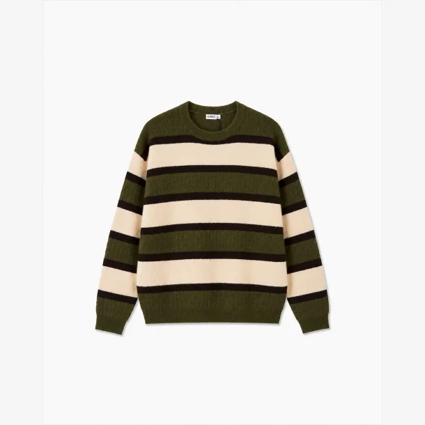 Humble - Ramone Pullover Gr�n Kombi