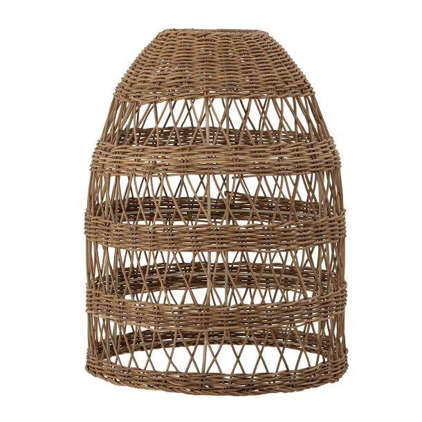 Bloomingville Rim lampeskrm, brun, rattan. H: 41 cm. 