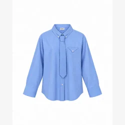 Humble - Risa Skjorte Bl� Kombi med slips